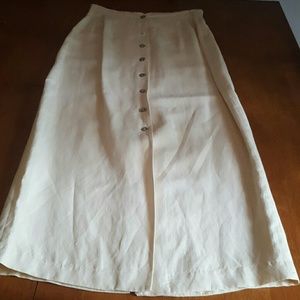 Linen/silk skirt