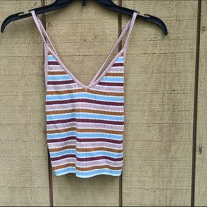 Striped Kendall and Kylie Tank Top