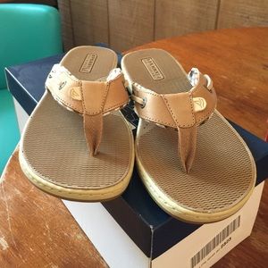 Seafish Linen Flip Flops