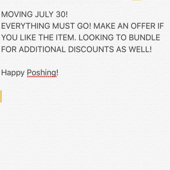 SALE SALE SALE- WILL TAKE BEST OFFER