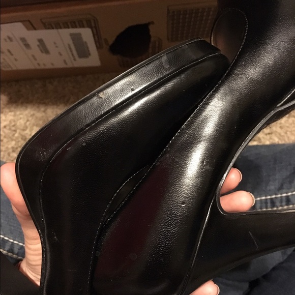 Unlisted Patent Leather Platform Pumps - Picture 4 of 4