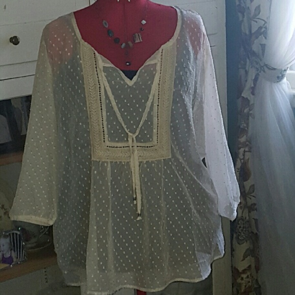 ⓟⓛⓤⓢ HOST PICK! boho blouse 7/15