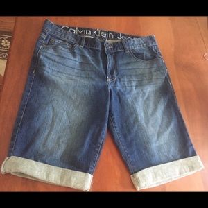Calvin Klein Denim Shorts - size 12/31