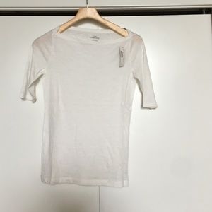 J Crew vintage cotton white tee