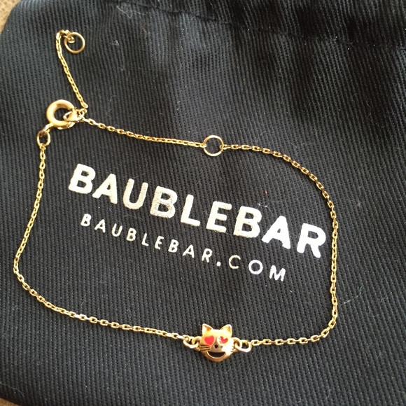 Red Evil Eye Cat Emoji Bracelet