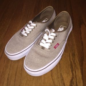 Tan/brown Vans