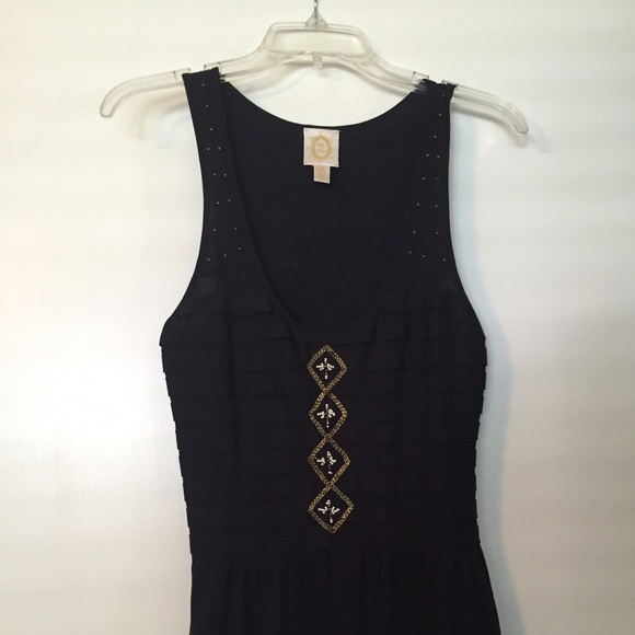 Anthropologie Black Peplum Top