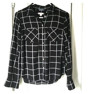 Merona Window Pane Button-Down Shirt