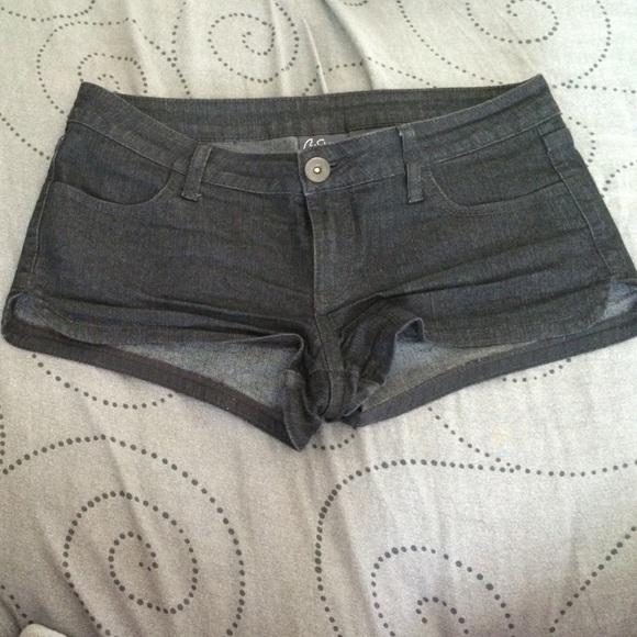 Dark jeans shorts
