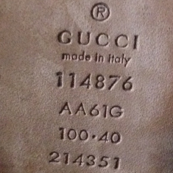 Gucci belt