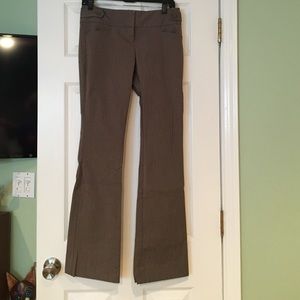 Brown boot cut dress pants