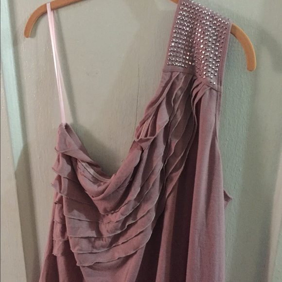 Torrid Cute and Sexy One Shoulder Pink Top!