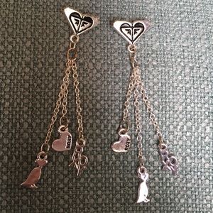 ROXY dangling earrings!
