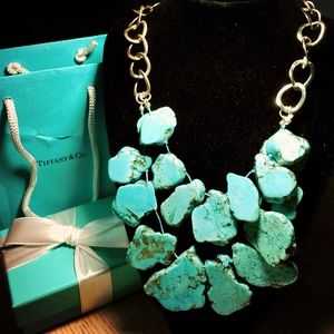 BOHO CHIC Turquoise Necklace STATEMENT PIECE!