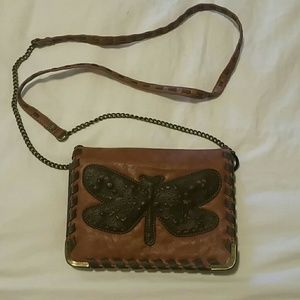 Boho Dragonfly mini purse
