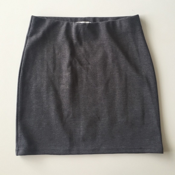 Gray Brandy Melville mini skirt