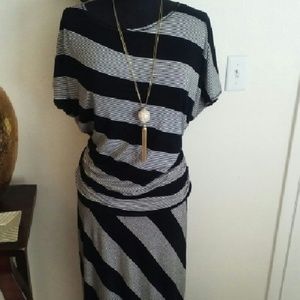 2 pc maxi skirt set