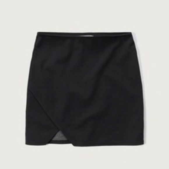 A&F Ponte Slit Pencil Skirt