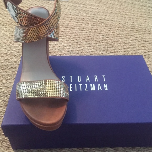 Stuart Weitzman Metalmania Wedges