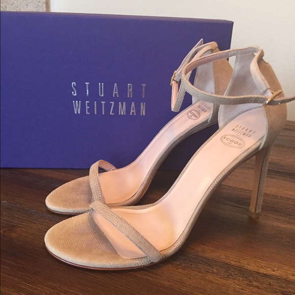New Stuart Weitzman Nudist Fawn Heels, Size 9.5