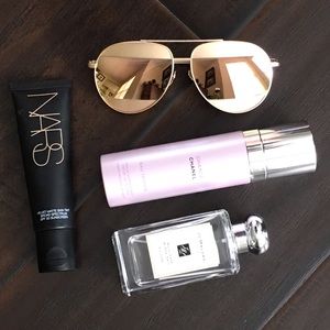 Split Mirror Sunglasses | Rose Gold (New)