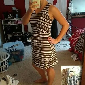 Striped professional dress