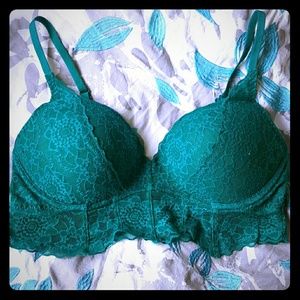 Teal Lace Bralette