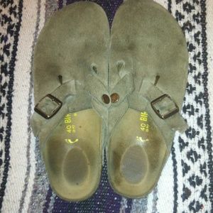 Tan Birkenstocks