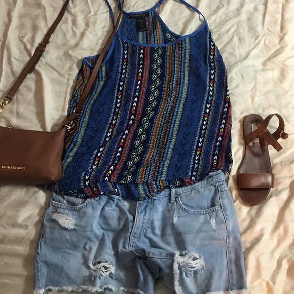 Spaghetti strap blouse