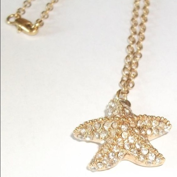 J CREW starfish necklace