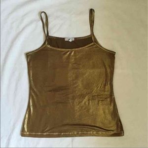 Shimmering Gold Tank Top