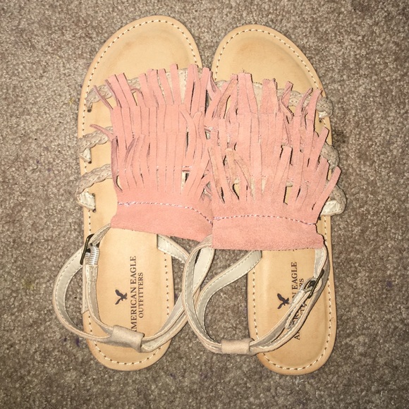 AE fringe sandals
