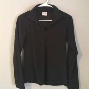 Thin Black Fleece 3/4 Zip Columbia Sweater