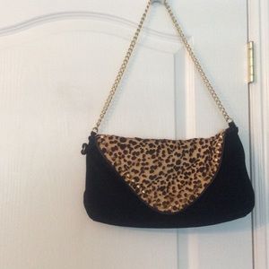 REAL SUEDE/ HORSEHAIR VINCE CAMUTO PURSE