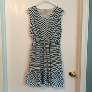 Mod cloth chevron dress.  Side medium/large.
