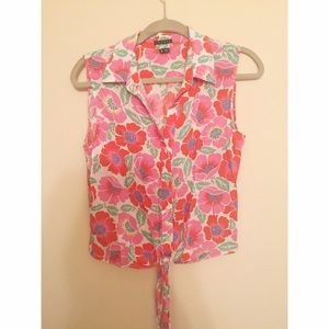 THEORY Tie-Up Blouse