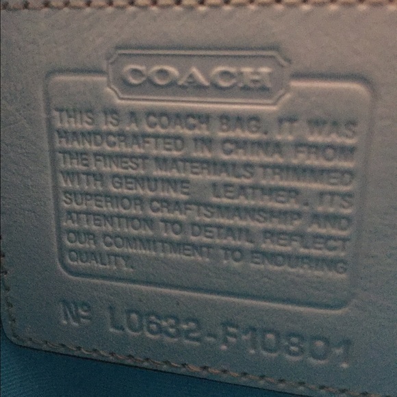 Coach Bags Coach Blue Logo Cross Body Bag Poshmark