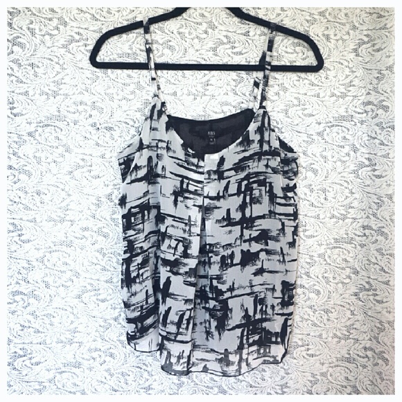 Slash Print Flowy Top