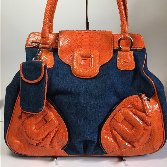 NWT Golda Summer Tote Oversized Denim Travel Bag - Picture 1 of 4