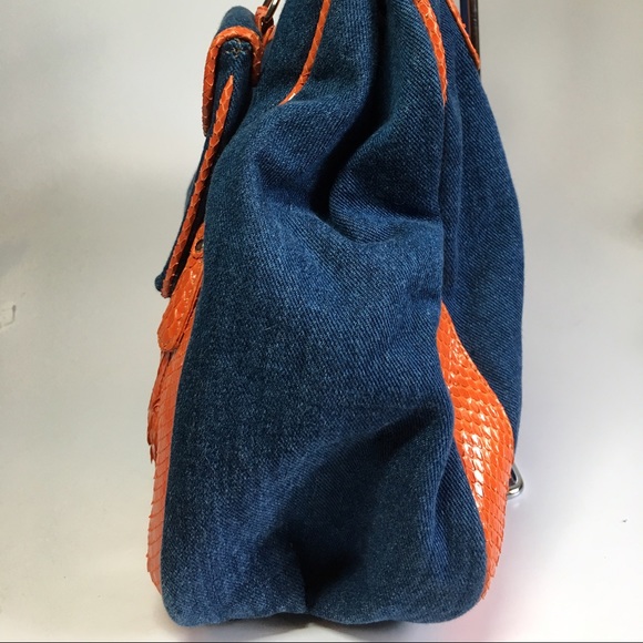 NWT Golda Summer Tote Oversized Denim Travel Bag