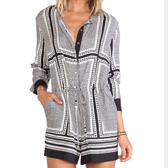 Rachel Zoe Phoebe Romper Sz 0