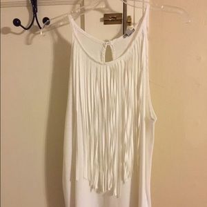 Urban outfitters fringe tank top