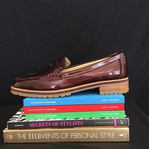 Coach Burgundy Loafers