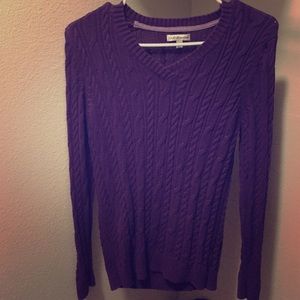 Purple sweater