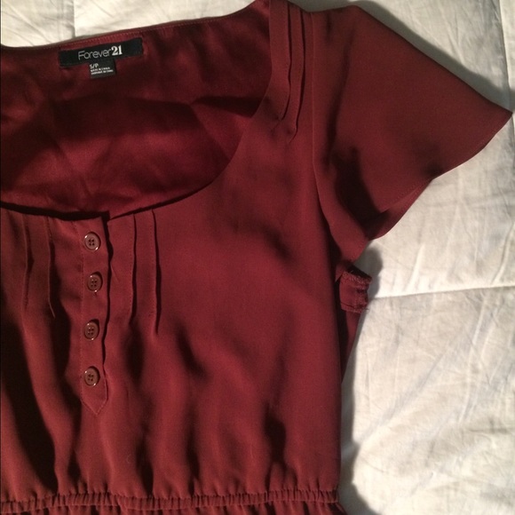 Sheer burgundy maxi dress