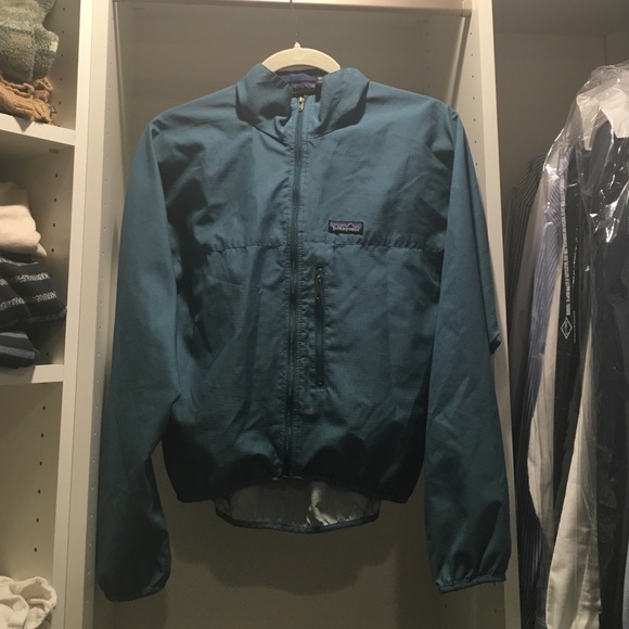 TEAL PATAGONIA RAIN JACKET