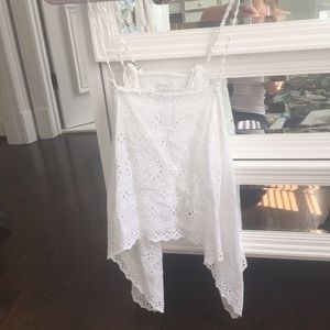 Free people eyelet top size medium