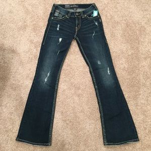 Brand new Silver jeans