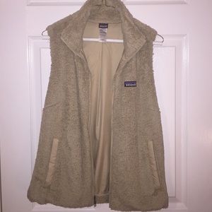 Women's tan Patagonia vest