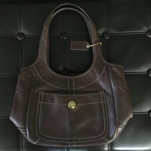 Coach purse brown